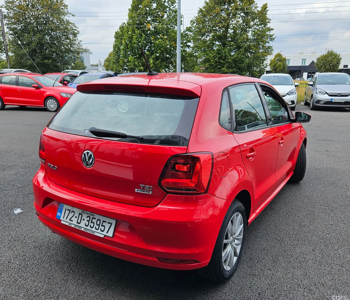 Volkswagen Polo Hatchback, Petrol, 2017, Red