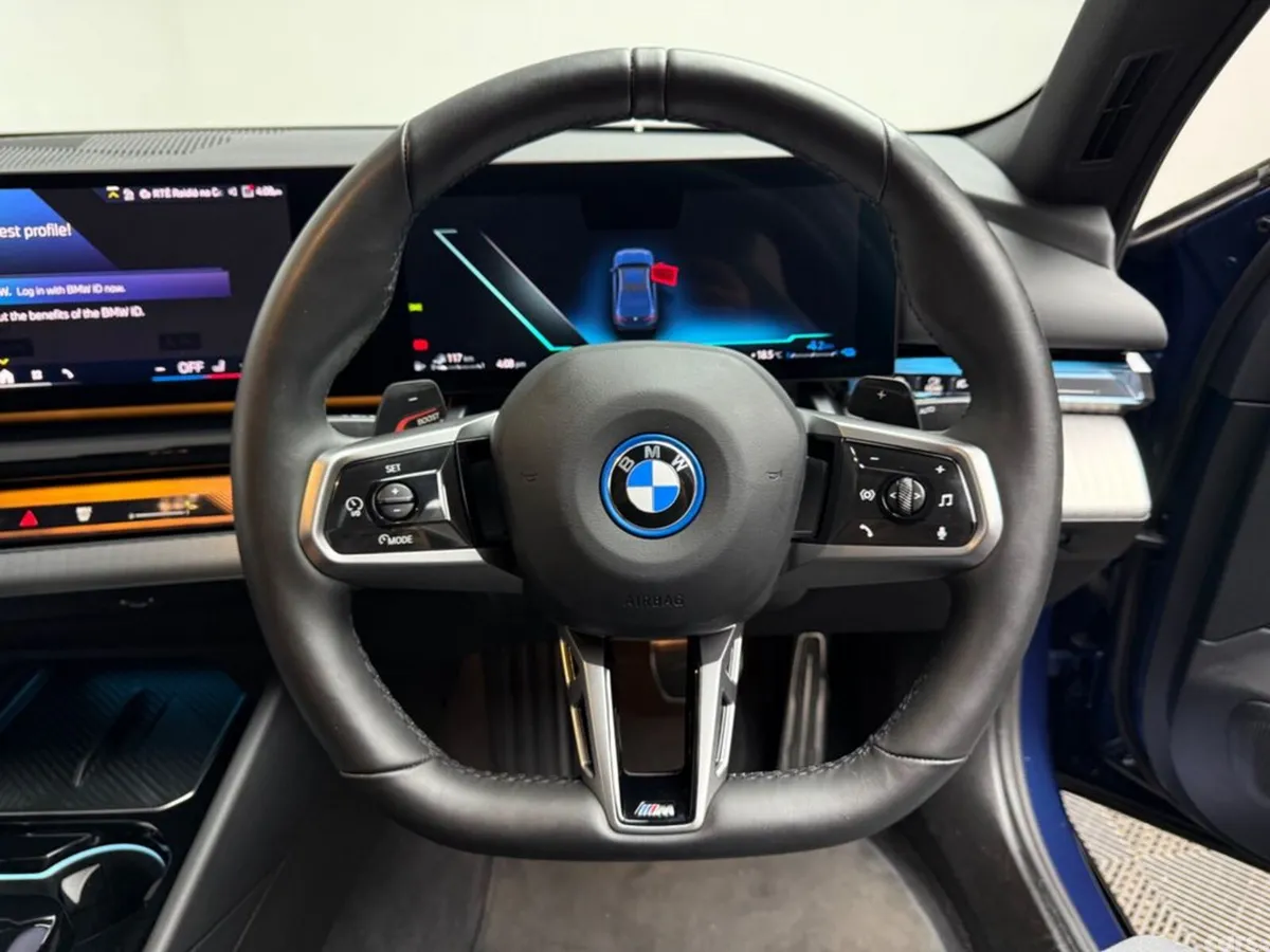 BMW 5-Series Saloon, Petrol Plug-in Hybrid, 2024, Blue