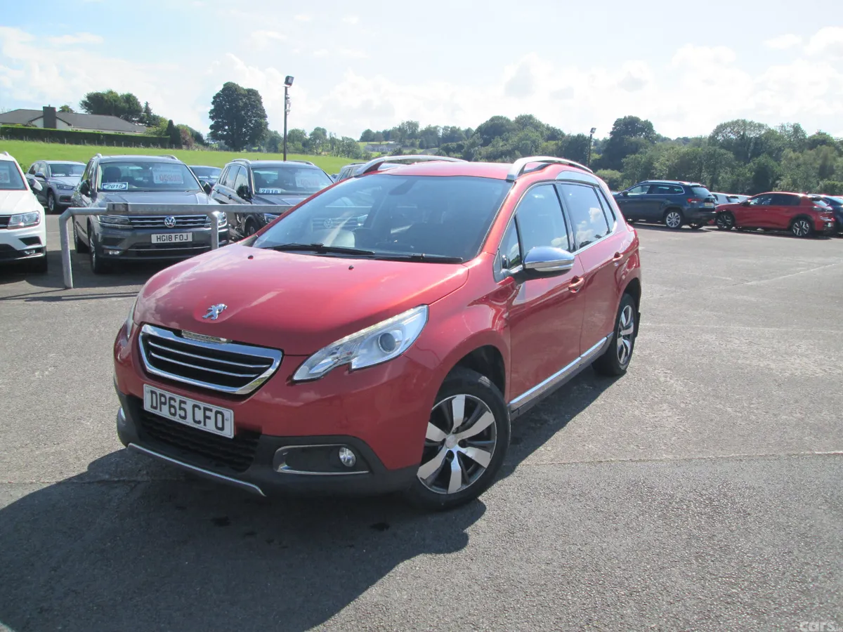 Peugeot 2008 SUV, Diesel, 2016, Red