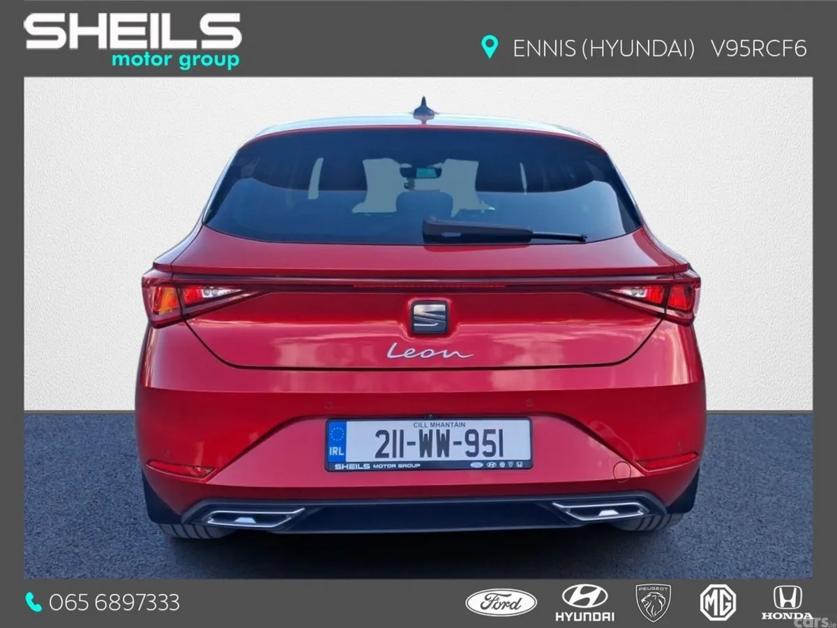 SEAT Leon Hatchback, Petrol Plug-in Hybrid, 2021, Red