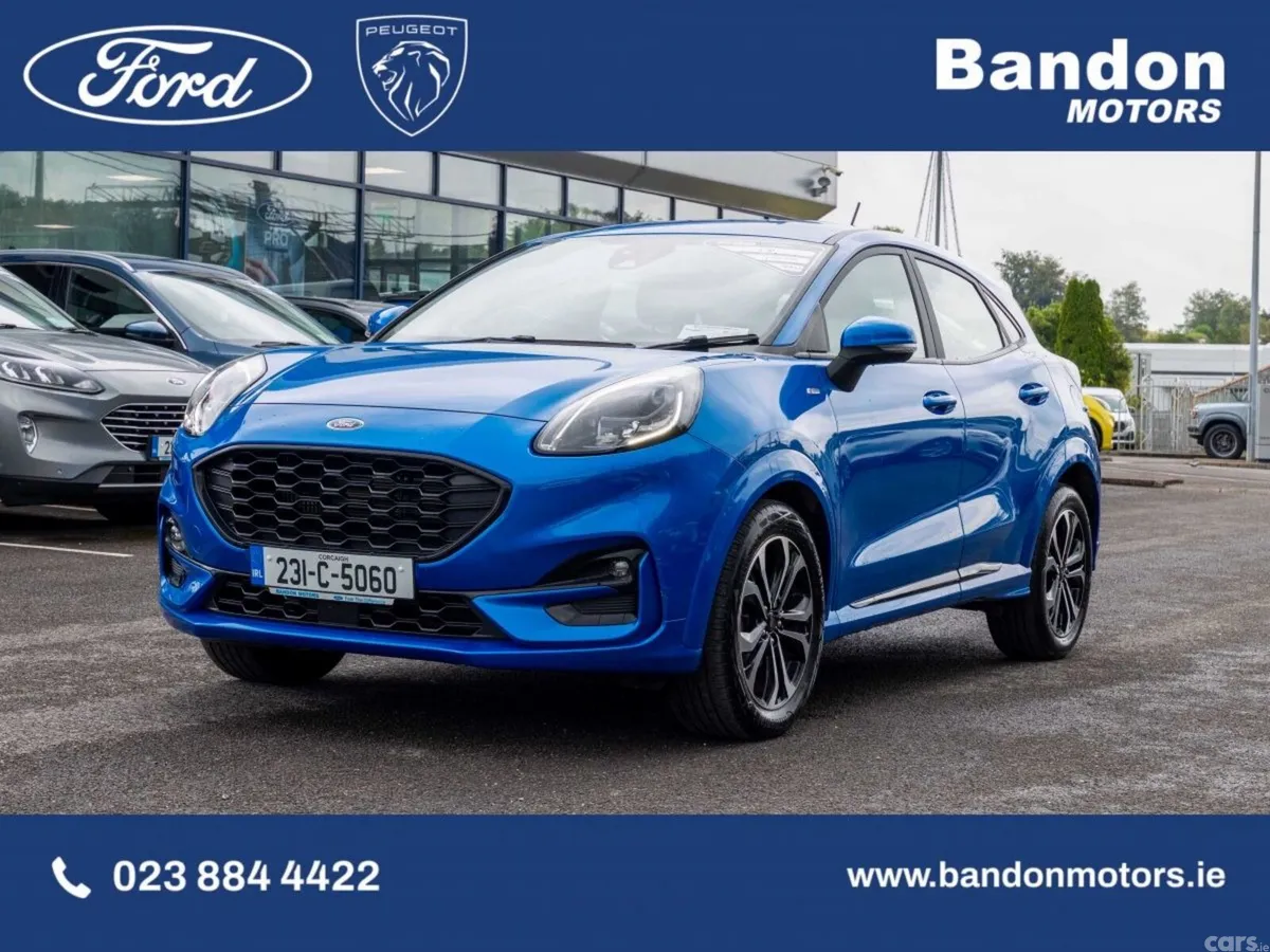 Ford Puma MPV, Petrol Hybrid, 2023, Blue