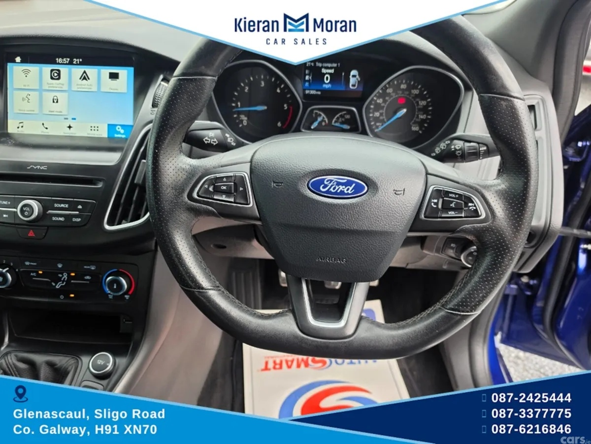 Ford Focus Hatchback, Diesel, 2017, Blue