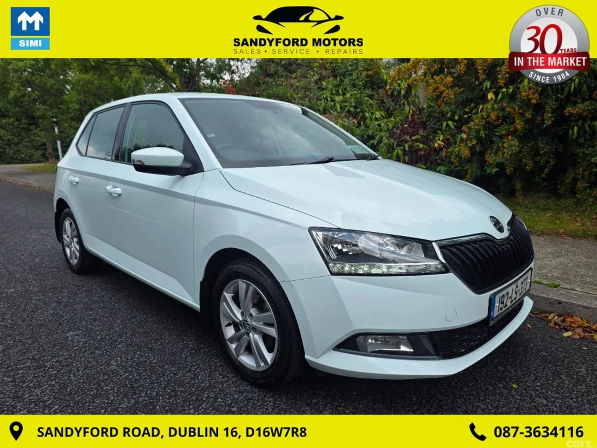 Skoda Fabia Hatchback, Petrol, 2019, White
