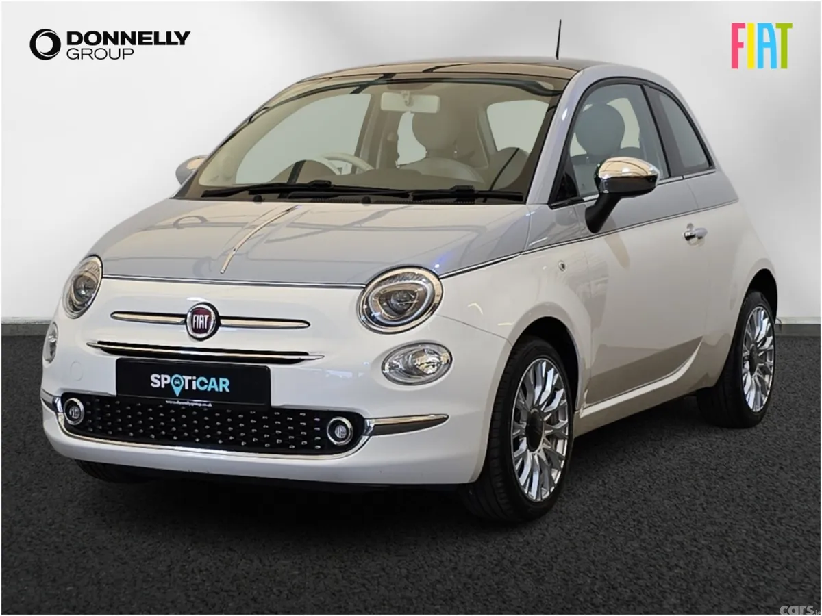 Fiat 500 Hatchback, Petrol, 2018, White