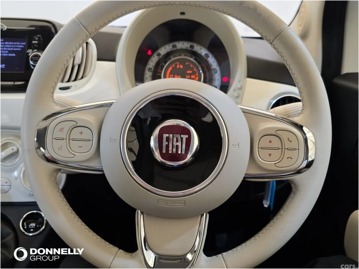 Fiat 500 Hatchback, Petrol, 2018, White
