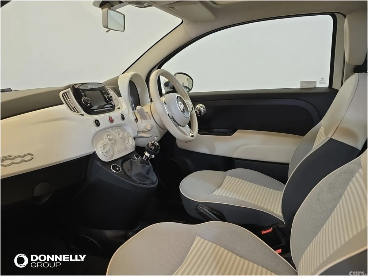 Fiat 500 Hatchback, Petrol, 2018, White