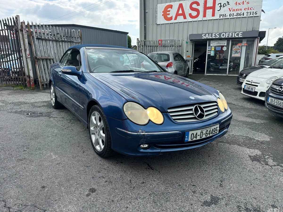 Mercedes-Benz CLK Convertible, Petrol, 2004, Blue