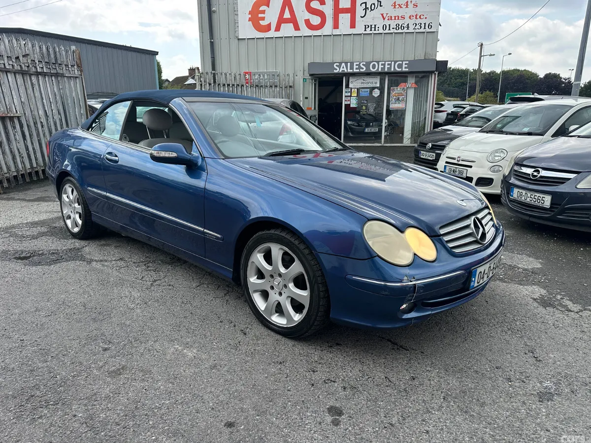 Mercedes-Benz CLK Convertible, Petrol, 2004, Blue