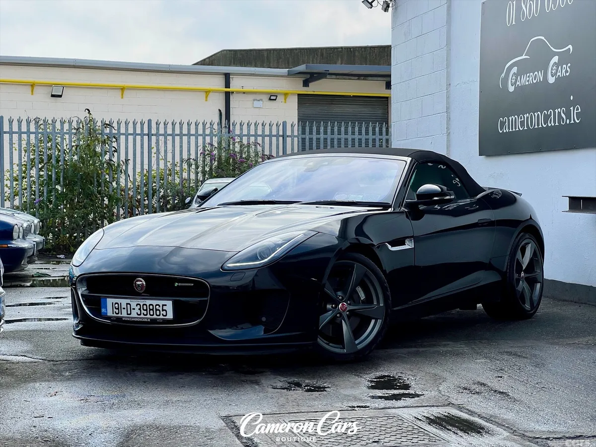 Jaguar F-Type Convertible, Petrol, 2019, Black