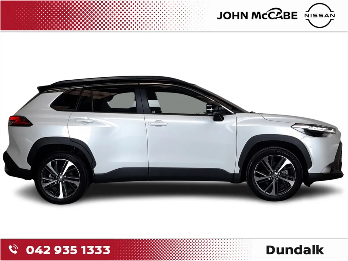 Toyota Corolla Cross SUV, Petrol Hybrid, 2024, White