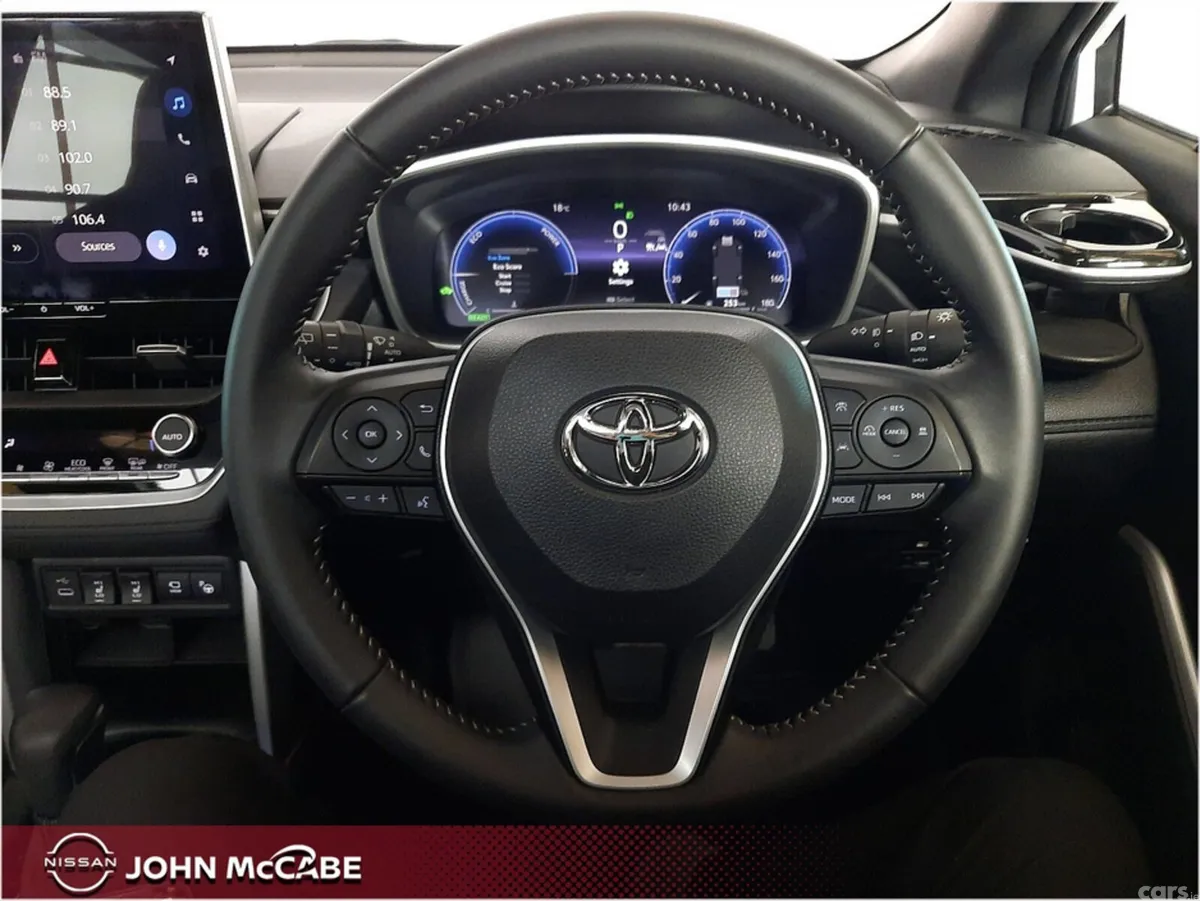 Toyota Corolla Cross SUV, Petrol Hybrid, 2024, White