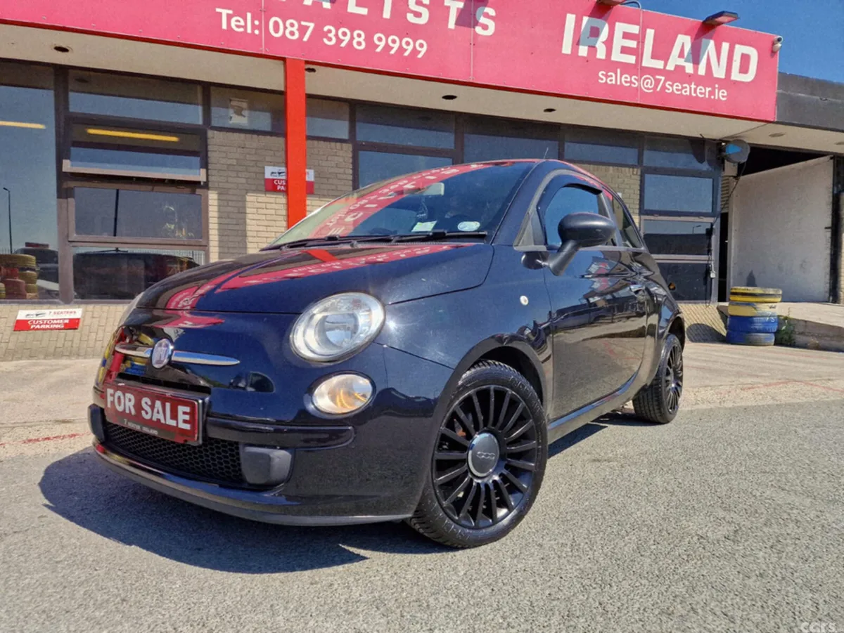 Fiat 500 Hatchback, Petrol, 2012, Black