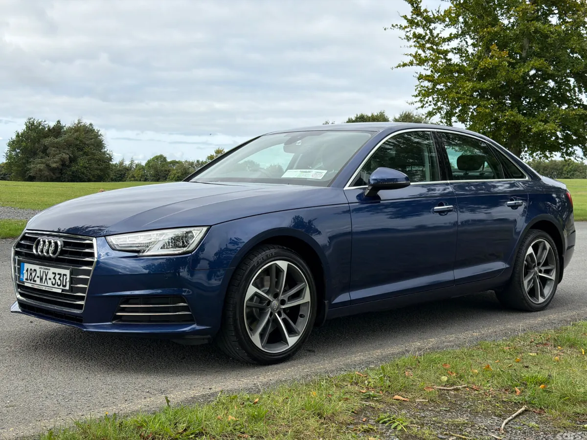 Audi A4 Saloon, Diesel, 2018, Blue