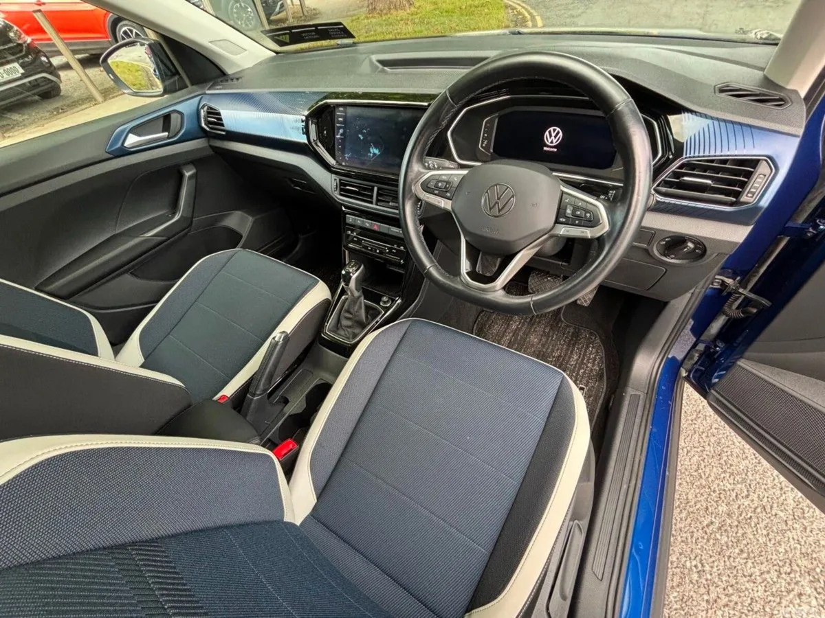 Volkswagen T-Cross SUV, Petrol, 2023, Blue