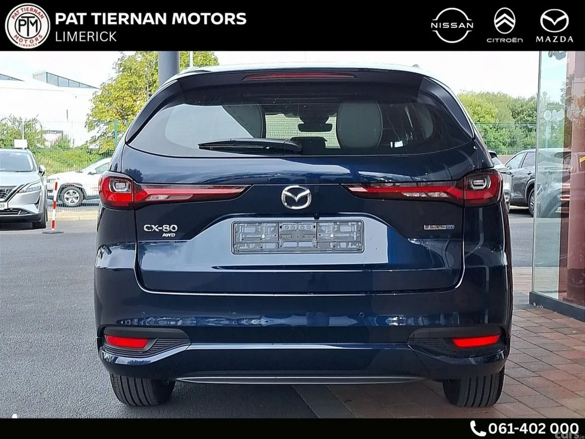 Mazda CX-80 SUV, Petrol Plug-in Hybrid, 2026, Navy