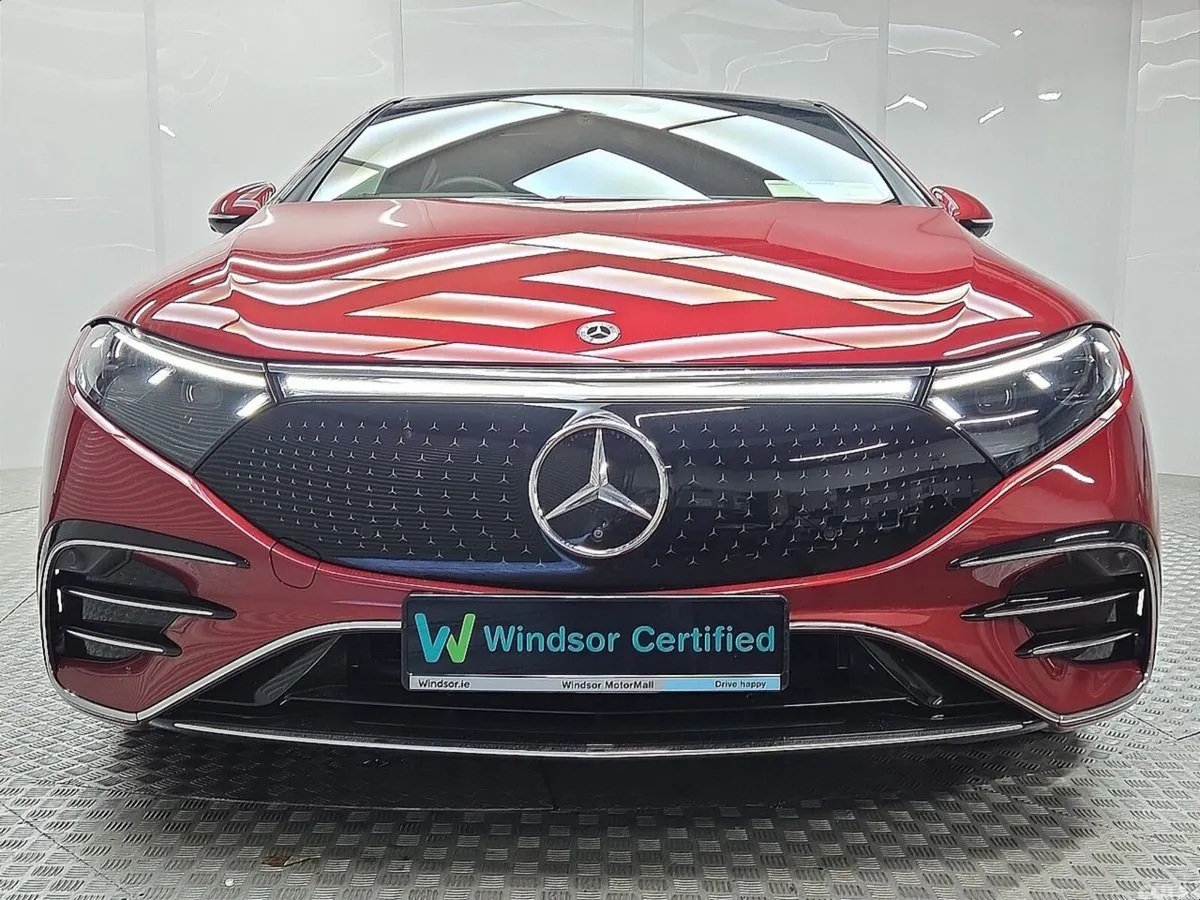 Mercedes-Benz EQS Saloon, Electric, 2023, Red
