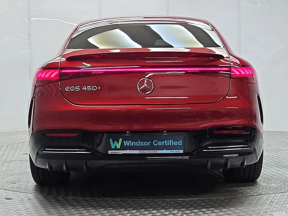 Mercedes-Benz EQS Saloon, Electric, 2023, Red