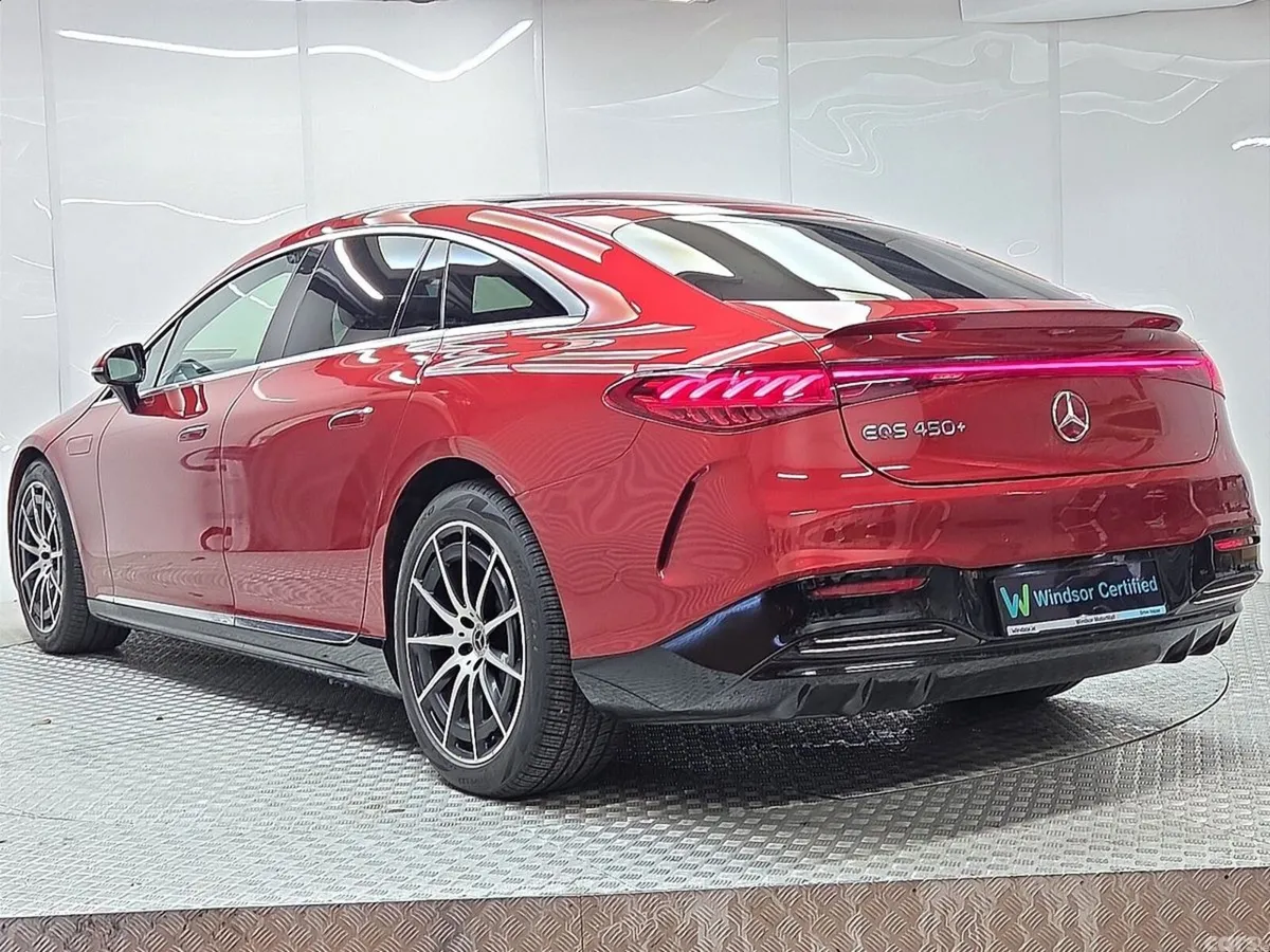Mercedes-Benz EQS Saloon, Electric, 2023, Red