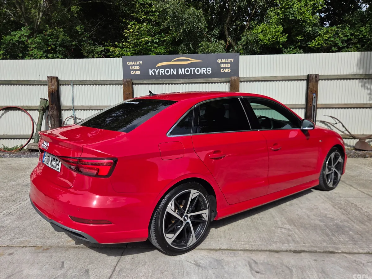 Audi A3 Saloon, Petrol, 2019, Red