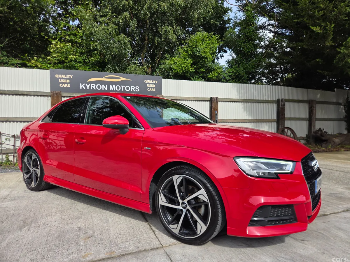 Audi A3 Saloon, Petrol, 2019, Red