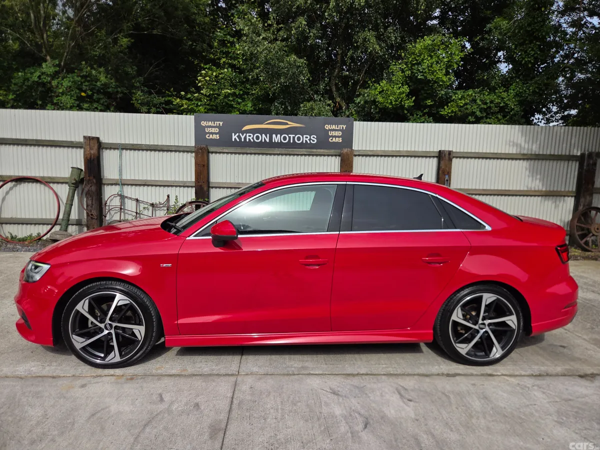 Audi A3 Saloon, Petrol, 2019, Red