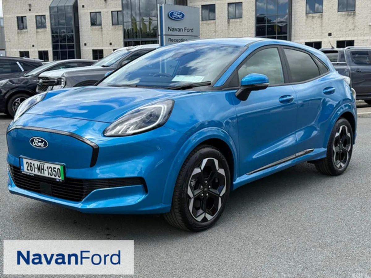 Ford Puma SUV, Electric, 2026, Blue
