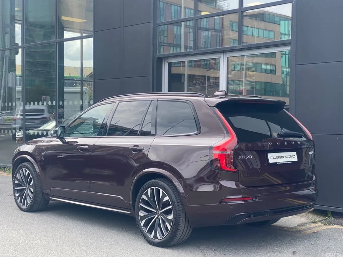 Volvo XC90 Estate, Petrol Plug-in Hybrid, 2025, Red