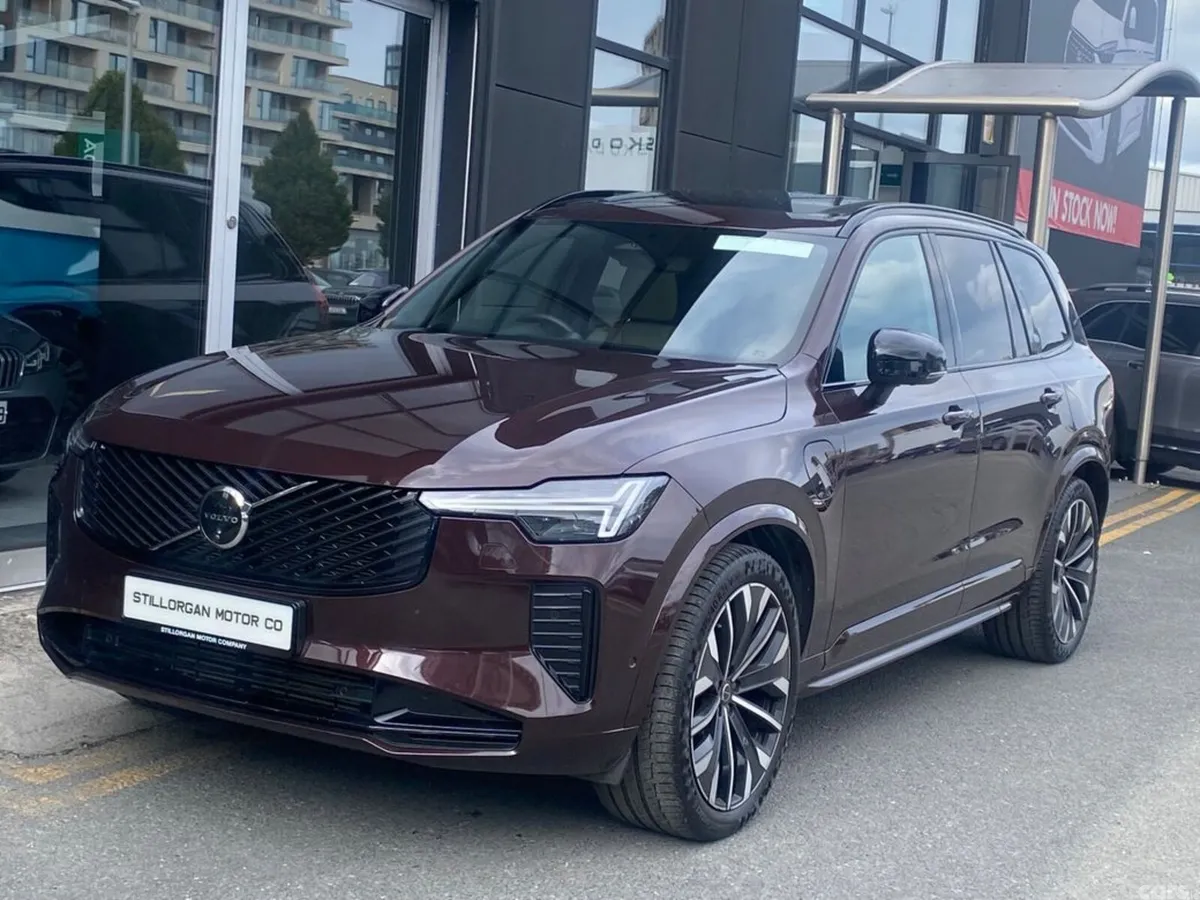 Volvo XC90 Estate, Petrol Plug-in Hybrid, 2025, Red