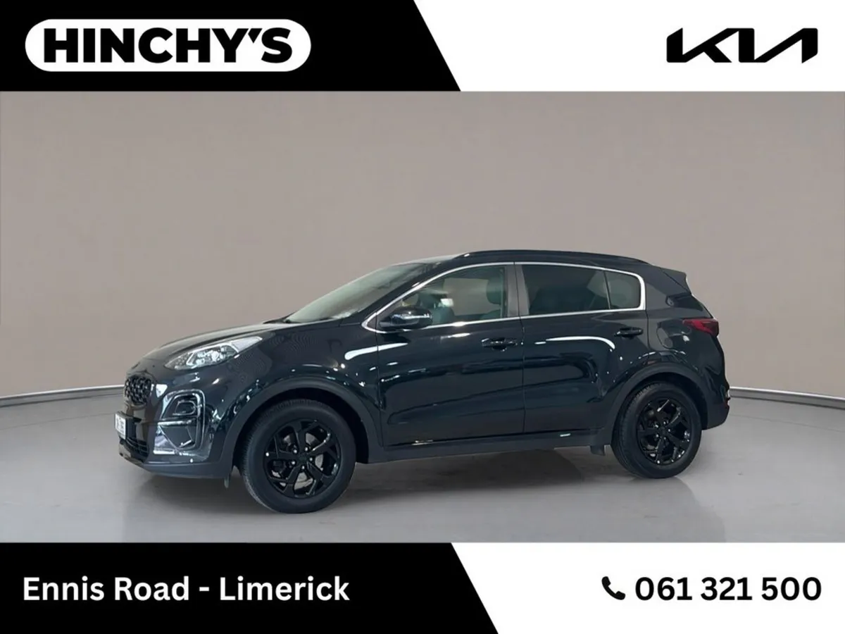 Kia Sportage SUV, Diesel Hybrid, 2021, Black