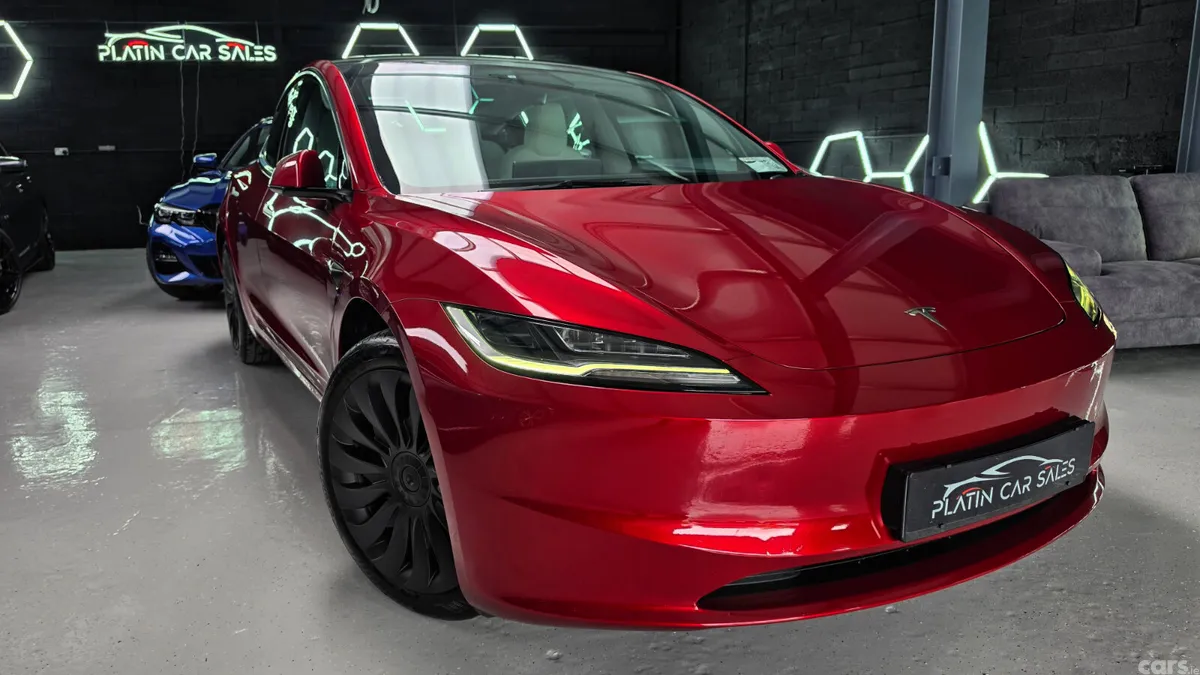 Tesla Model 3 Saloon, Electric, 2024, Red