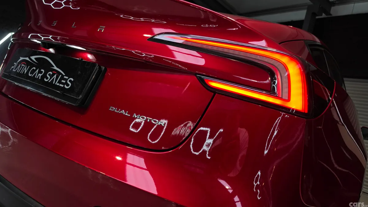 Tesla Model 3 Saloon, Electric, 2024, Red