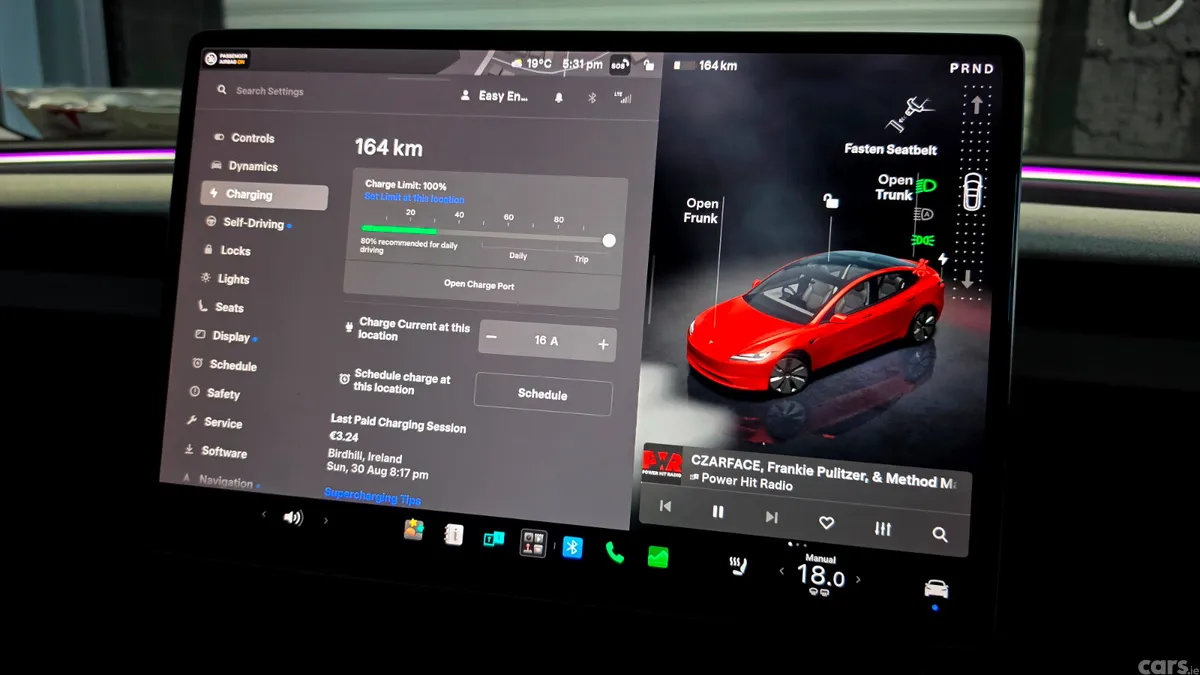 Tesla Model 3 Saloon, Electric, 2024, Red