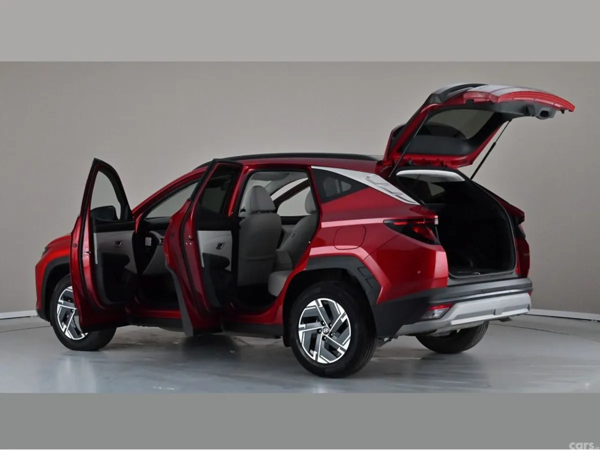 Hyundai Tucson SUV, Petrol Hybrid, 2024, Red