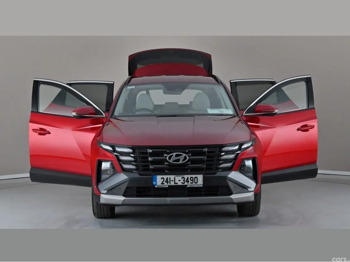 Hyundai Tucson SUV, Petrol Hybrid, 2024, Red
