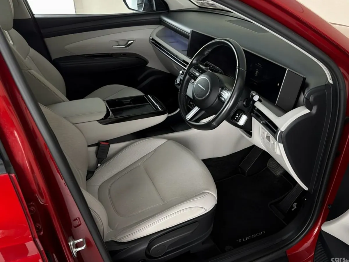Hyundai Tucson SUV, Petrol Hybrid, 2024, Red