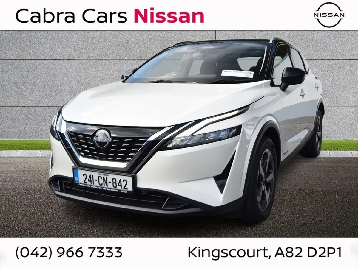 Nissan Qashqai MPV, Petrol Hybrid, 2024, White