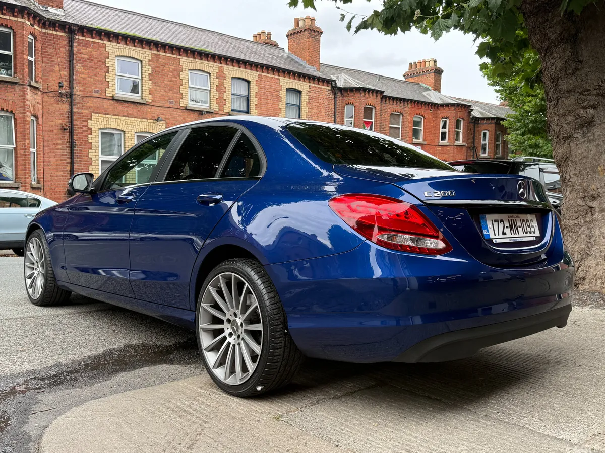 Mercedes-Benz C-Class Saloon, Petrol, 2017, Blue