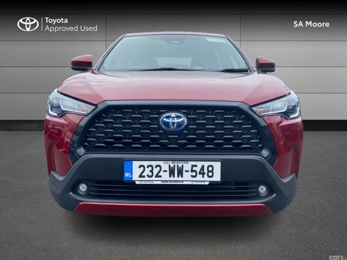 Toyota Corolla Cross SUV, Petrol Hybrid, 2023, Red