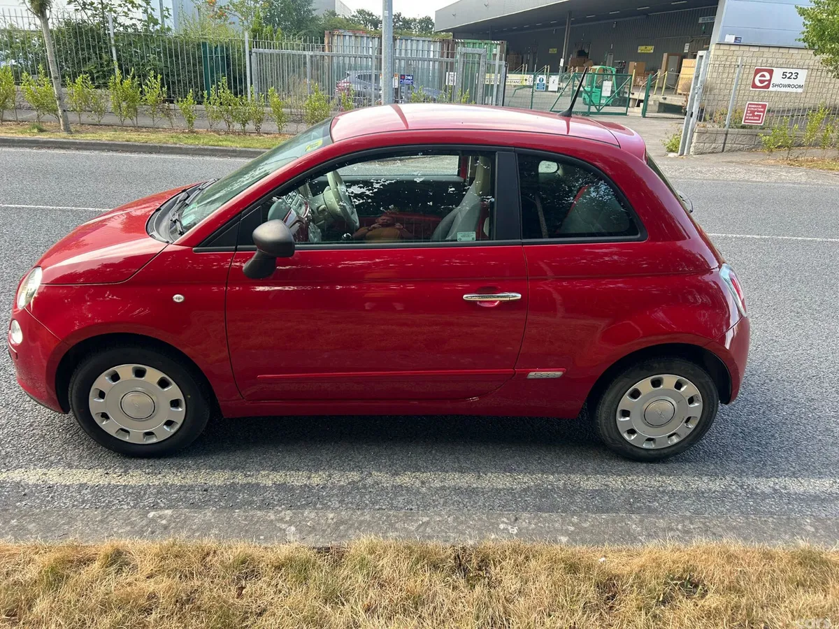 Fiat 500 Hatchback, Petrol, 2015, Red