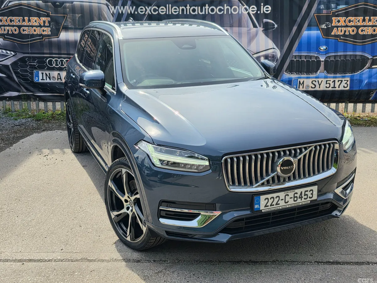 Volvo XC90 SUV, Petrol Plug-in Hybrid, 2022, Blue