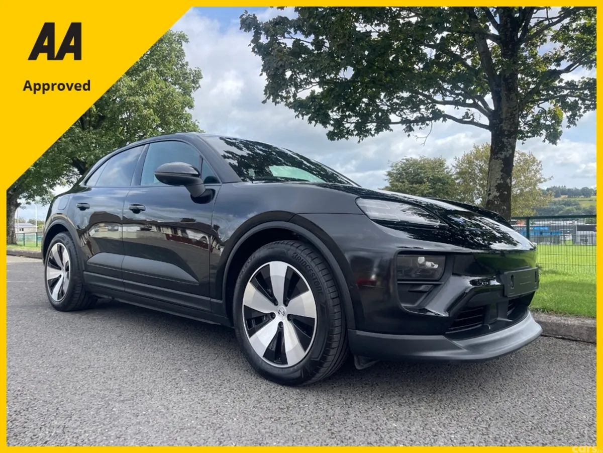 Porsche Macan SUV, Electric, 2024, Black