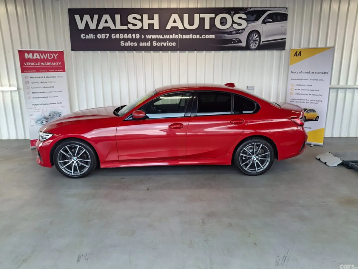 BMW 3-Series Saloon, Diesel, 2019, Red