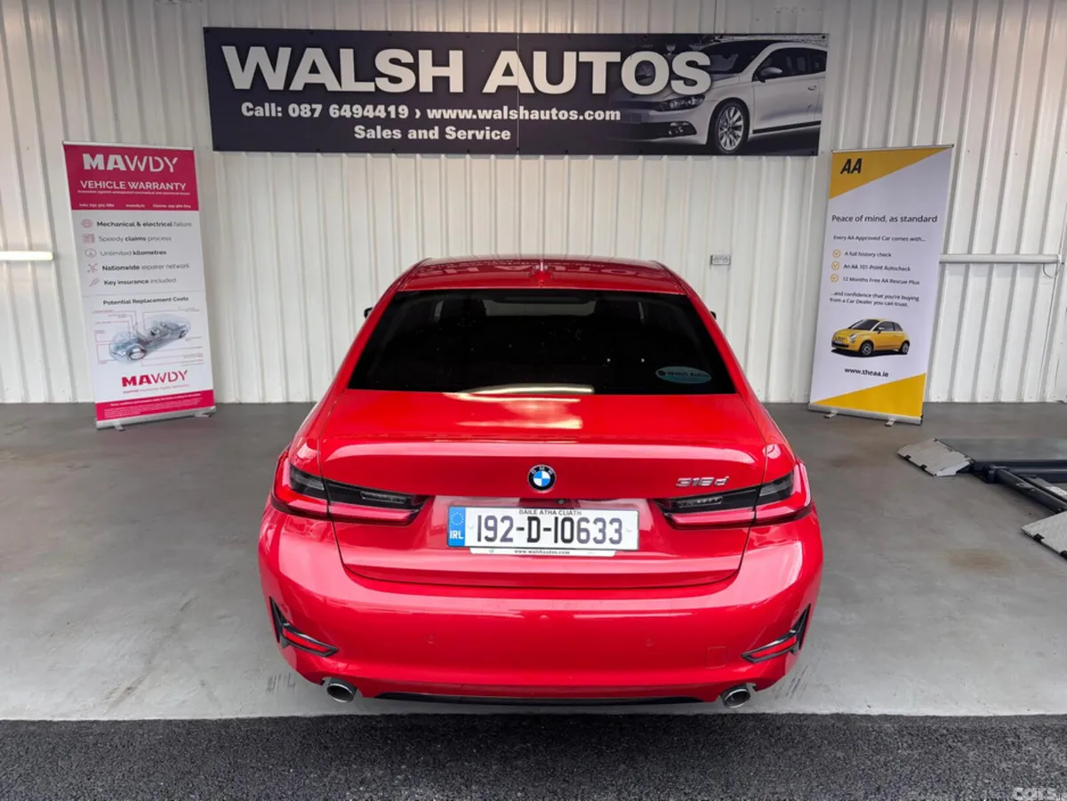 BMW 3-Series Saloon, Diesel, 2019, Red
