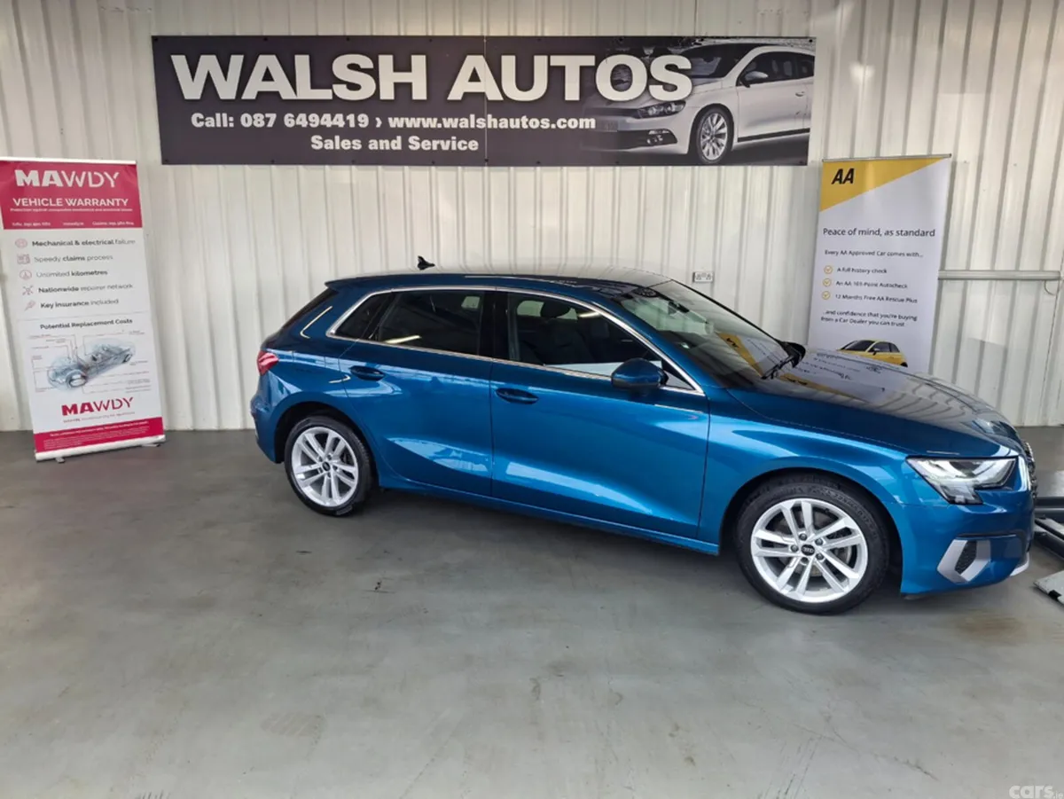 Audi A3 Hatchback, Petrol Plug-in Hybrid, 2023, Blue