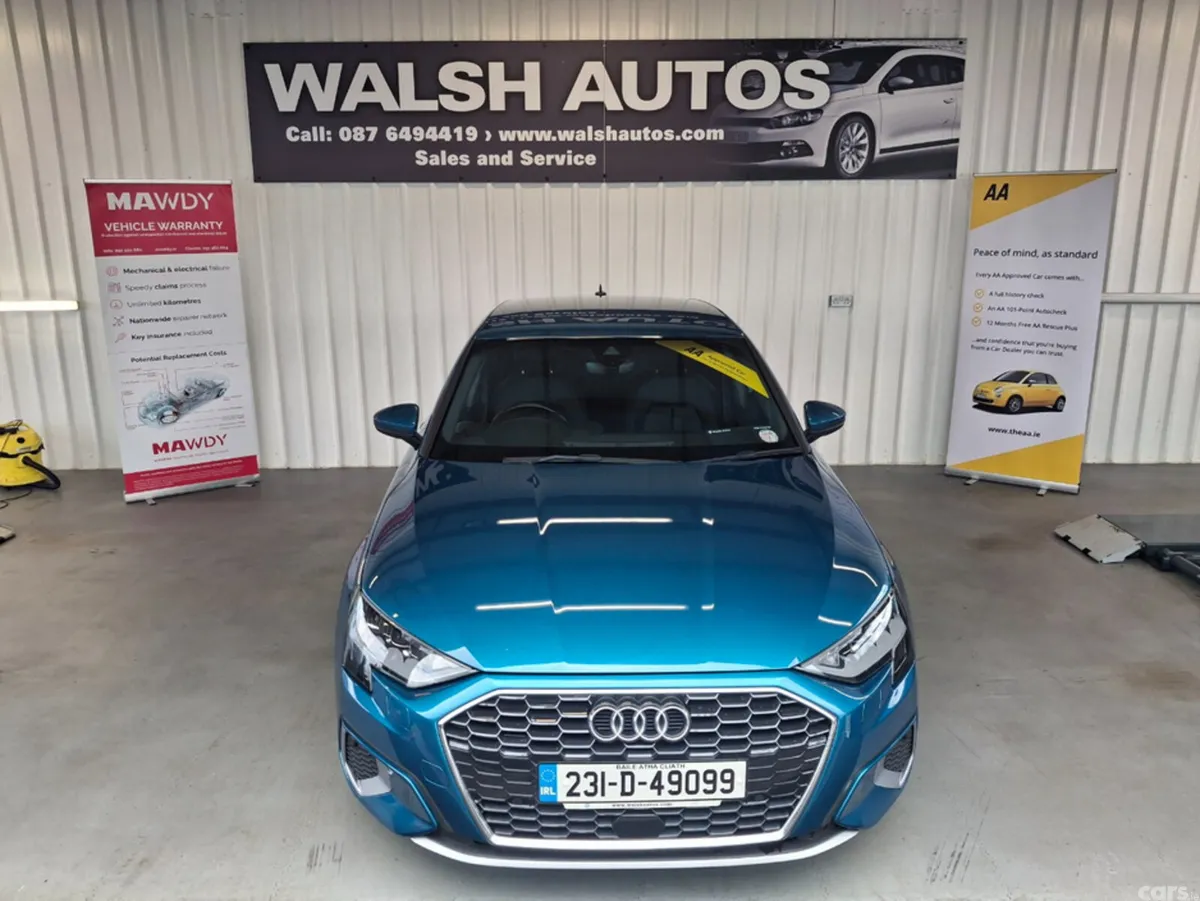 Audi A3 Hatchback, Petrol Plug-in Hybrid, 2023, Blue