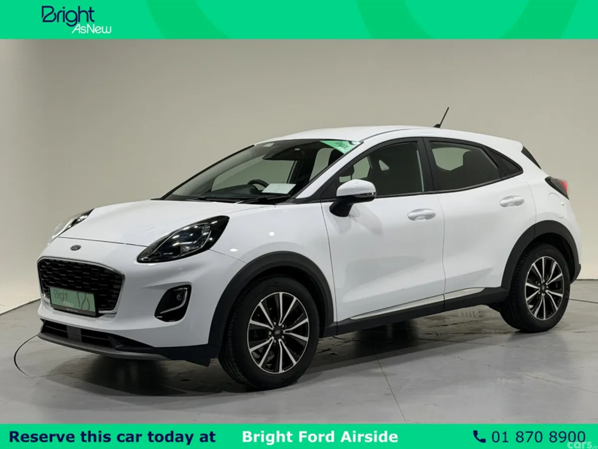 Ford Puma MPV, Petrol Hybrid, 2020, White