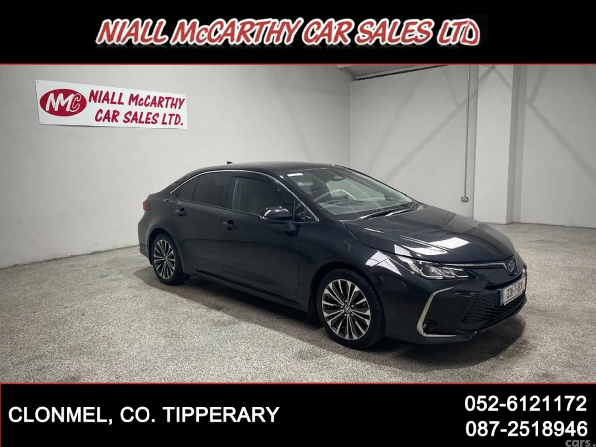Toyota Corolla Saloon, Petrol Hybrid, 2023, Black