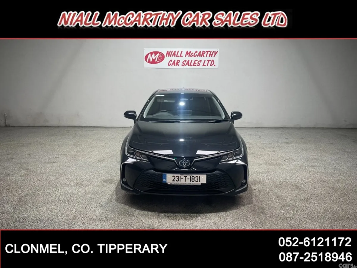 Toyota Corolla Saloon, Petrol Hybrid, 2023, Black
