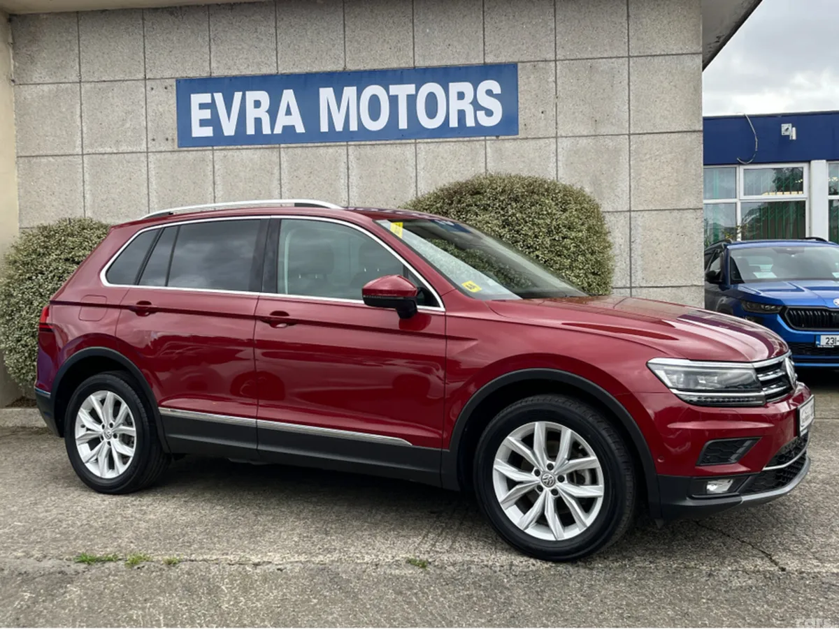 Volkswagen Tiguan SUV, Diesel, 2020, Red