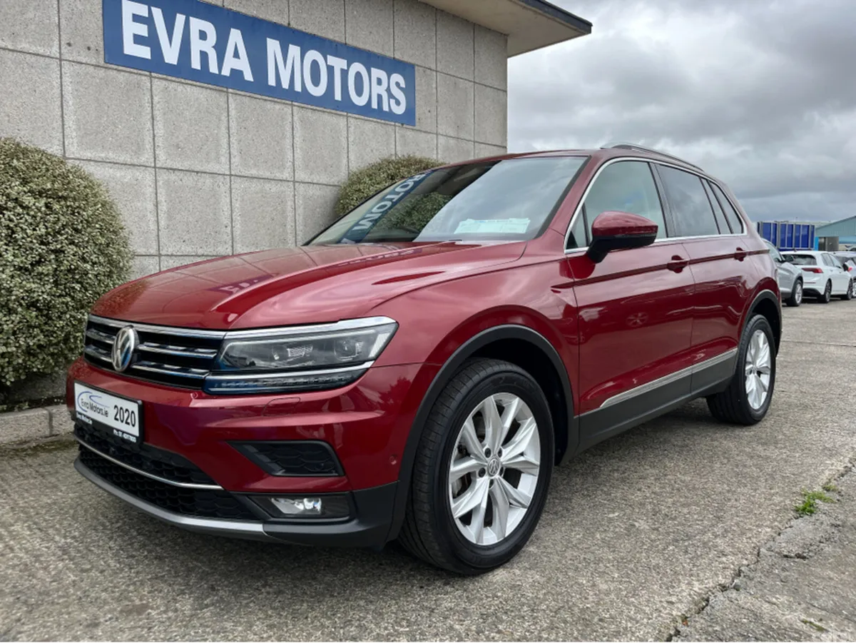 Volkswagen Tiguan SUV, Diesel, 2020, Red